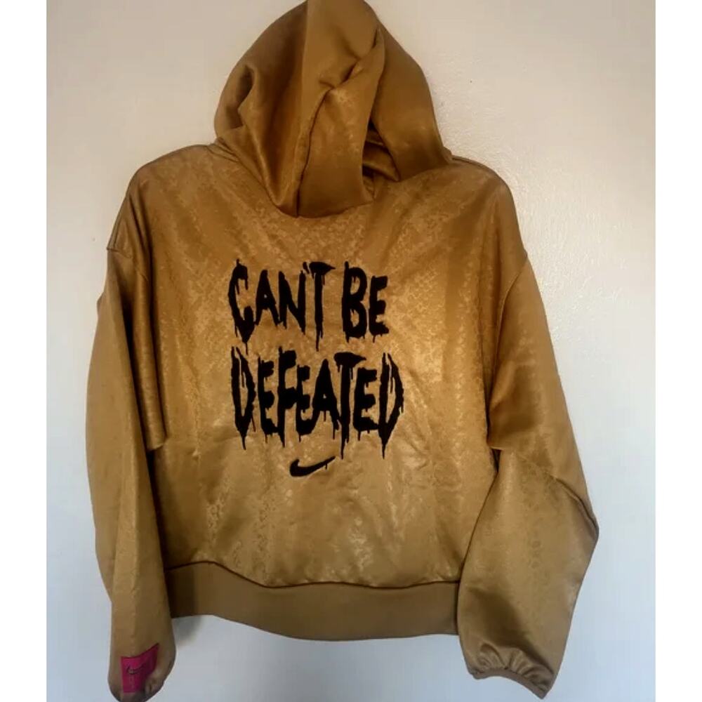Nike Can't Be Defeated Basketball Hoodie Front Pocket | Rare Womens Medium M NEW
